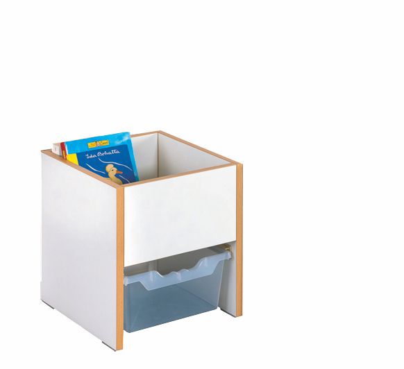 Bücherkasten mit Box aus Leseinsel